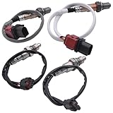 xinlidatech 4Pcs Oxygen O2 Sensor Fit for Ford F150 2017 2018 2019 2020 3.5L Turbocharged Upstream Left 234-5174 Right 234-5713 Downstream 234-4961/234-8017