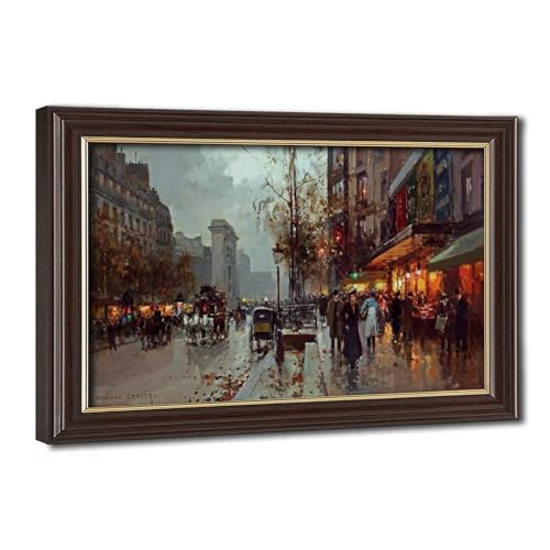 Impression sur toile Paris de Cortes peinture décoration murale pour bureau