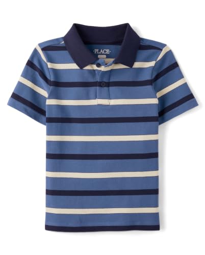 Image of The Children's Place Boys' Uniform Short Sleeve Pique Polo