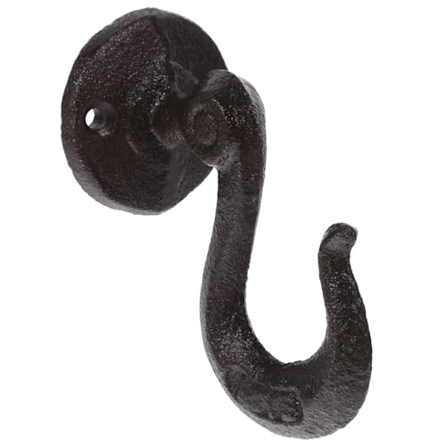 HOOTNEE Garage Cast Iron Wall Mounted Heavy Duty Hooks for Storage and Organization for Hanging Gardening Tools Home Decor and More Stylish and Design