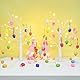 2Pack Osterdekorationen mit bunten Ostereiern Dekorationen 36PCS mit Lichtern Weiß Tischplatte Ostern Zweig Baum Osterdekorationen