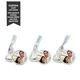 Andaz Press Photo Personalized Chocolate Drop Labels, Fits Kisses, Wedding Just Married, 216-Pack -