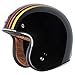 TORC unisex-adult cruiser-motorcycles T50 Route 66 Open Face Helmet Graphic, X-Large (Gloss Black 1978