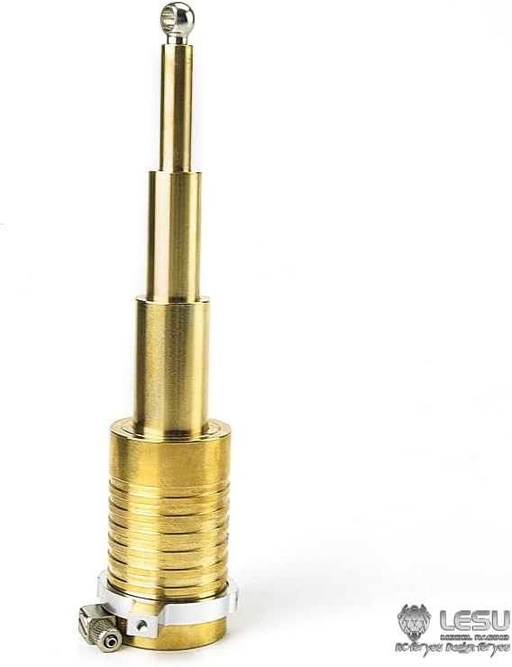 TOUCAN RC HOBBY 155MM LESU Brass Hydraulic Lift Cylinders for 1/14 RC Model Dumper Truck Car Handmade DIY