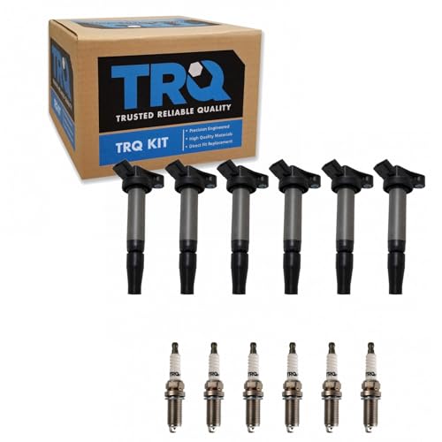 TRQ Ignition Coil and Spark Plug Kit 12 Piece Iridium Spark