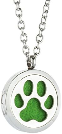 JAOYU Diffuser Necklace for Women Essential Oil Diffuser Aromatherapy Pendant Stainless Steel Necklaces Animal Jewelry Gifts