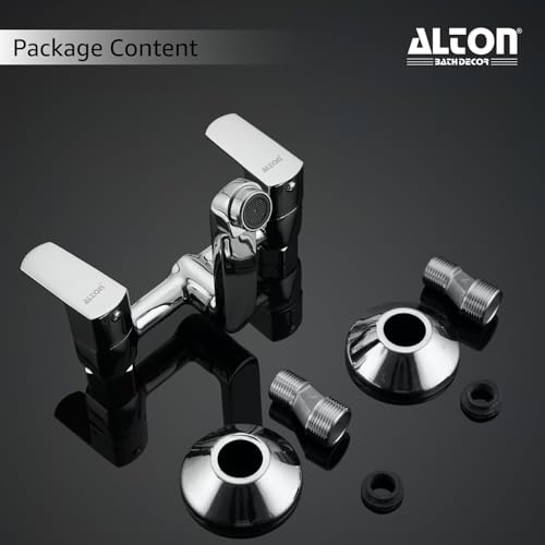 Image of ALTON QDRL5875 Brass, Wall Mixer Non Telephonic, Chrome Finish