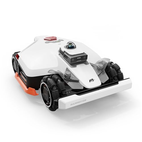 MAMMOTION LUBA 3 AWD 3000 Robot Tagliaerba Senza Filo Perimetrale, Posizionamento LiDAR+NetRTK+AI Vision Tri-Fusion 360°, Trazione Integrale Pendenze all'80%, fino a 30 Zone, Altezza di Taglio 25-70mm