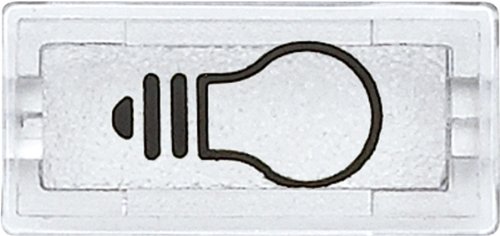 Preisvergleich Produktbild Merten 395669 Symbole, rechteckig, Licht, glasklar