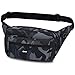 Bauchtasche wasserdichte Gürteltasche Damen und Herren für Handy bis 6.8 Zoll, Hüfttasche Sport Running Camping Fahrrad Reisen Joggen Laufen Laufgürtel (CamoSchwarz)