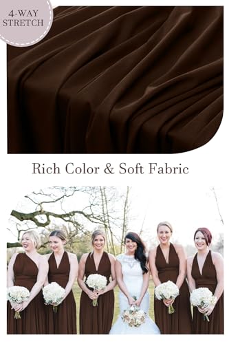 Image of 72styles Infinity Dress with Bandeau, Convertible Bridesmaid Dress, Long, Plus Size, Multi-Way Dress, Twist Wrap Dress