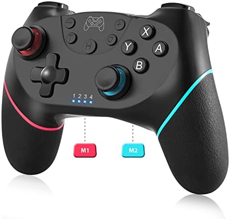 Airfeis Switch Controller,Wireless Pro Controller Gamepad compatible with Nintendo Switch,with Programmable Function【Upgraded Version】