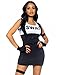 Produktbild Generique - Sexy SWAT Polizistin Damenkostüm schwarz-Weiss - XS