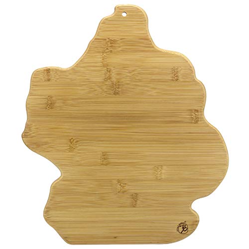 Totally Bamboo Brooklyn City Life Bamboo Serving And Cutting Board, 13-1/2" X 11-3/4" #TOP1