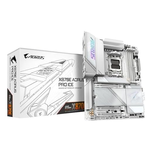 Placa Mãe Gigabyte X870E AORUS PRO ICE WIFI 7 (AM5/4xDDR5/HDMI/DisplayPort/M.2/USB 4)