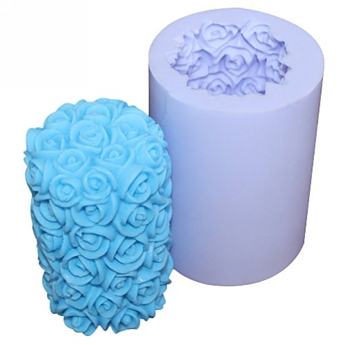 Longzang Rose S0211 Silicone Candle molds Soap Mold Craft Molds DIY