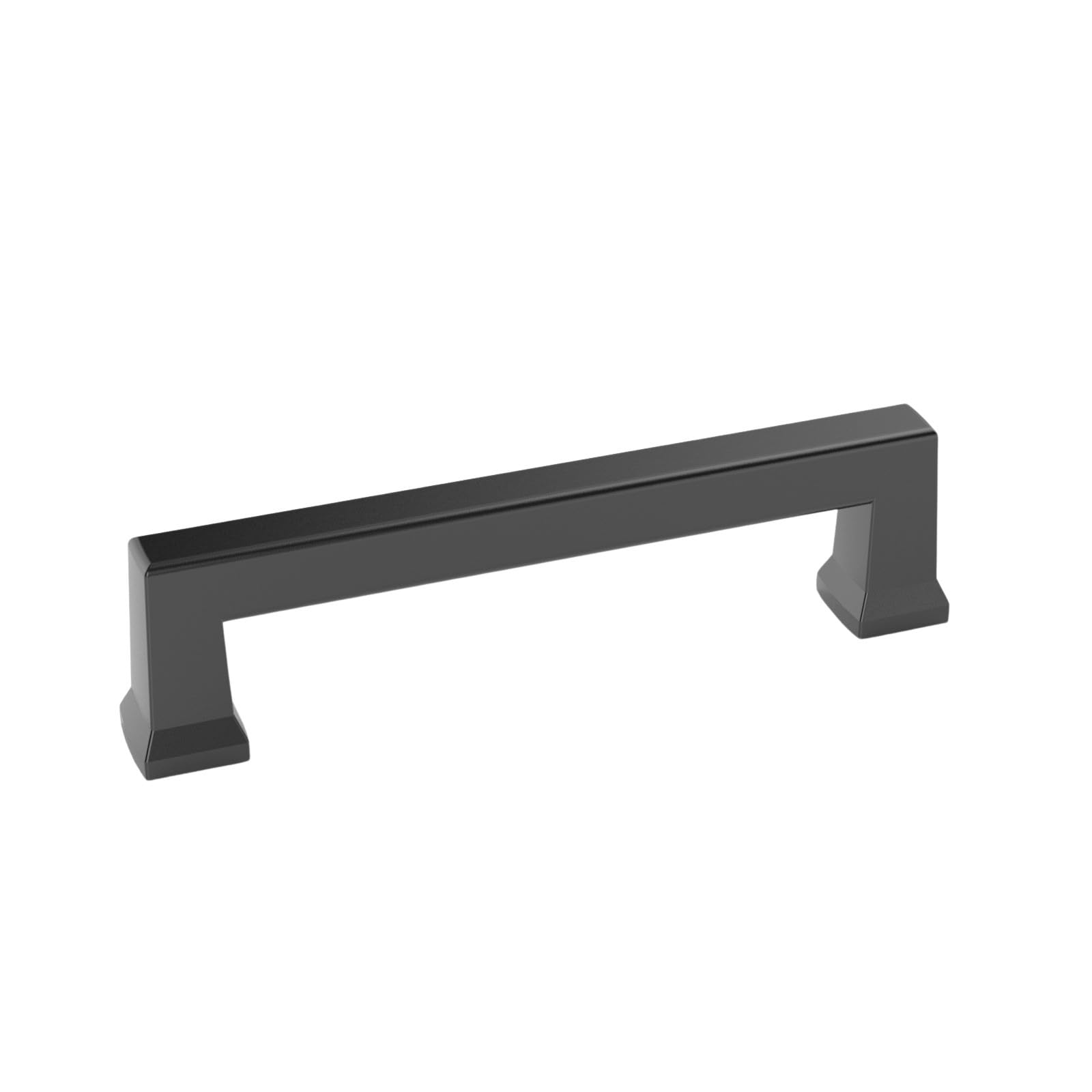 Kruse Hardware - (Single) Conrad Door and Drawer Pull - 4in Center-to-Center, Matte Black