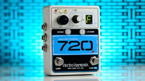 Looper stéréo 720 Electro-Harmonix avec fonctions reverse et half-speed