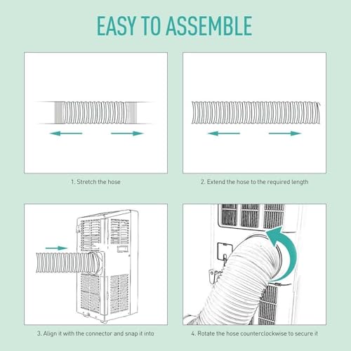 Tuyau d'évacuation pour climatiseur robuste et flexible de ventilation - 7