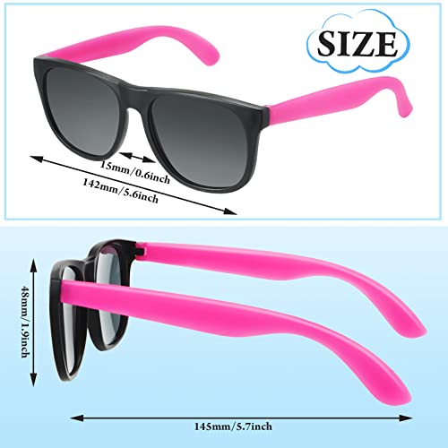 60 Pack Neon Sunglasses - 10 Colors, 80's Style Novelty Sunglasses for Classroom Prize, Goody Bag Filler, Birthday Party, Kids to Adults3