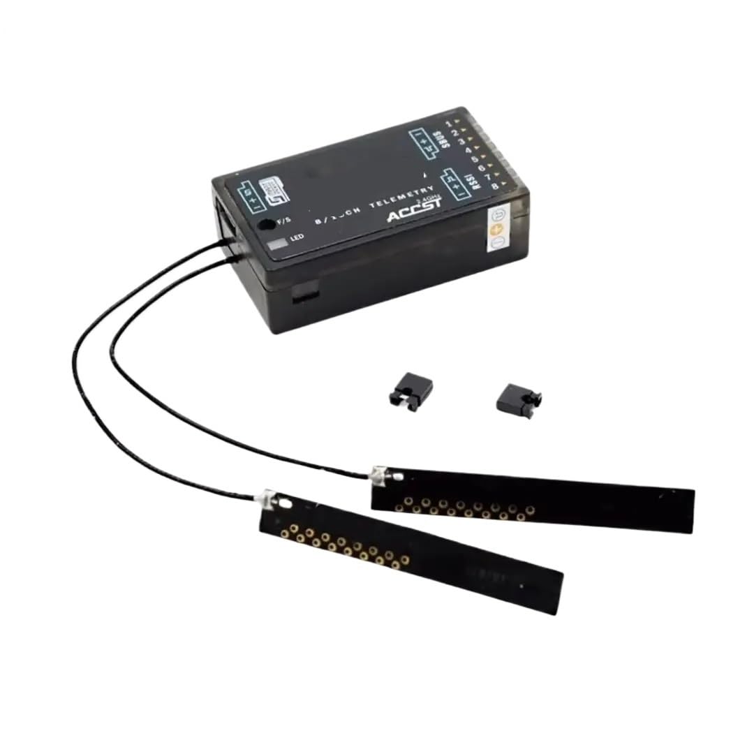 2025 para Receptor FR X8R de telemetría 8/16 Canales para RC, cuadricóptero y multicóptero Compatible con X7, X9D X12S