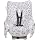 Niko Easy Wash Children's Car Seat Cover & Liner -Minky -Silver Star -Perfect for Winter Weather-Universal Fit -Crash Tested -Waterproof SEAT Bottom -Easy to Clean -Machine Washable