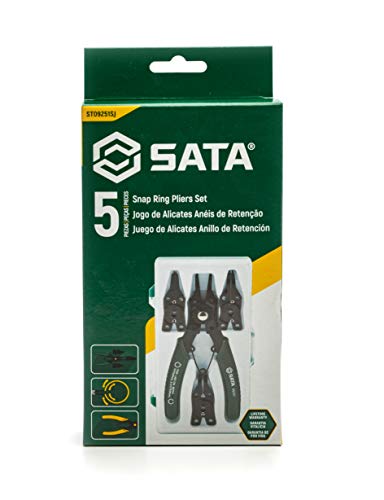 Sata 5-Piece Convertible Snap Ring Plier Set - St09251Sj #TOP5