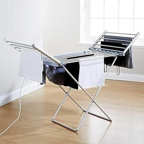 230W Electric Heated Clothes Airer Dryer - Low Energy Efficient Drying Rack & Towel Warmer, 45-55℃ Constant Temperature for Bathroom & Laundry Room Use