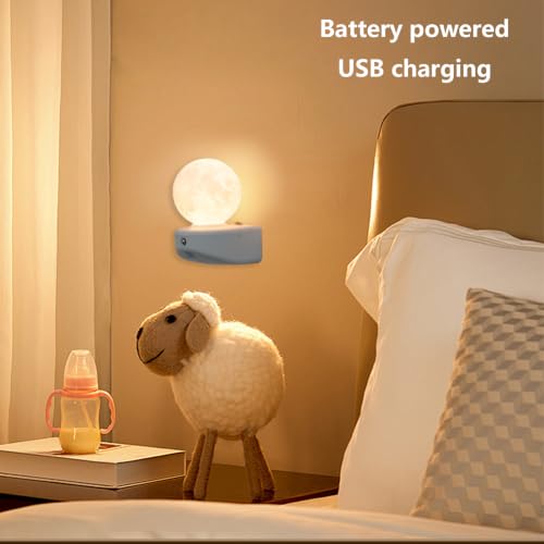 Lámpara de pared con sensor para pasillos y luz marrón claro 6