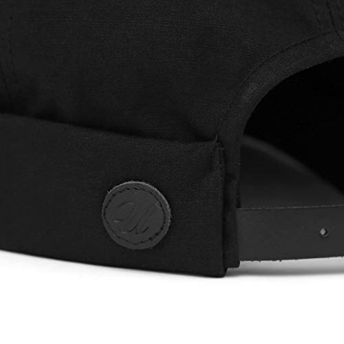 Undercontrol Vintage Brimless Sailor Fisherman Leon Hat Rolled Cuff Harbour No Visor Miki Skull Docker Leather Strap Beanie Cap For Men & Women - Made In Korea - (Black) #TOP7