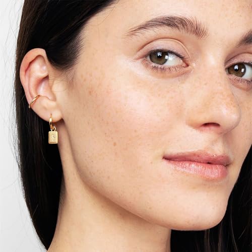 JUNMEIR'S 18K Gold Plated Earring Square with Star2