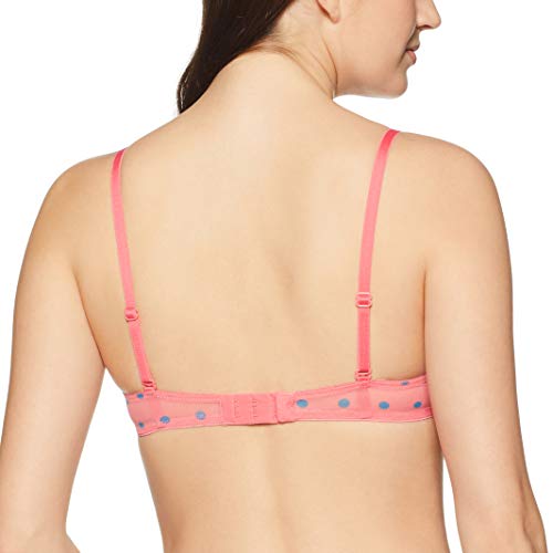 Image of Amante Every de Red Printed Underwired Lightly Padded Everyday Bra