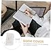 OSALADI Decorative Wear Book Sleeve Cover Washable Protector with Elegant Lace Design for Journals and Diaries for Students and Book Lovers