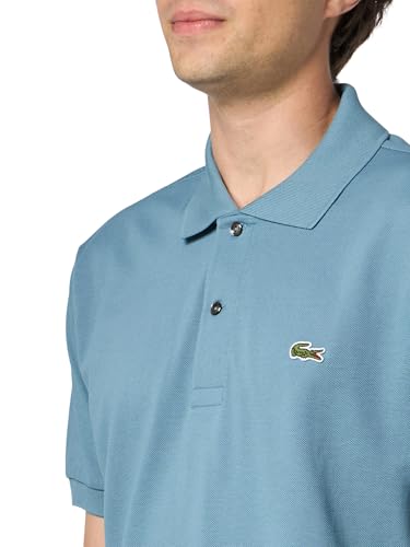 Image of Lacoste Men's Classic Fit L.12.12 Original Pique Polo Shirt, Limestone, Small