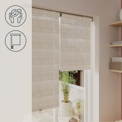 GoodHome Store Enrouleur tamisant Masana Beige 60 x 240 cm