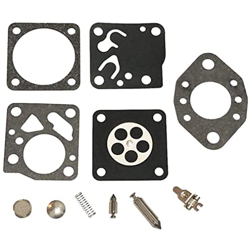 Kit de reconstruction du carburateur compatible avec chaîne de tronçonneuse 032 HU3 Série HU51A HU51B HU51C KIT CARB RK-14HU Remplacement de l'ensemble, en jardin et extérieur Cover