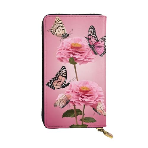 Stylish Beauty Butterfly Womens Long Wallet Purse, Large Capacity Pu Leather Purses With Multiple Card Slots, Phone Card Holder, Clutch Case, Credit, Coin, And Bill Organizer