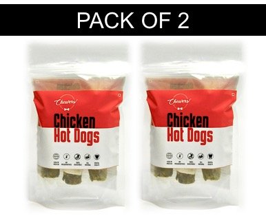 Chewers Chicken Hotdogs Stick Dog Treat, Chew Dog Stick, 6 Pieces (Pack of 2) (B07CXQRK2C) Amazon Price History, Amazon Price Tracker