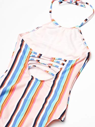 Image of Hobie Girls High Neck Halter One Piece Swimsuit