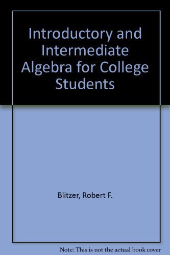 Introductory & Intermediate Algebra for College... 0321572122 Book Cover