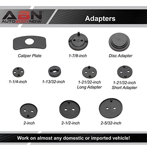 Abn Disc Brake Service Set - 32Pc Universal Disc Brake Caliper Compression Tool Set For Pad Piston And Line Adjustment #TOP3