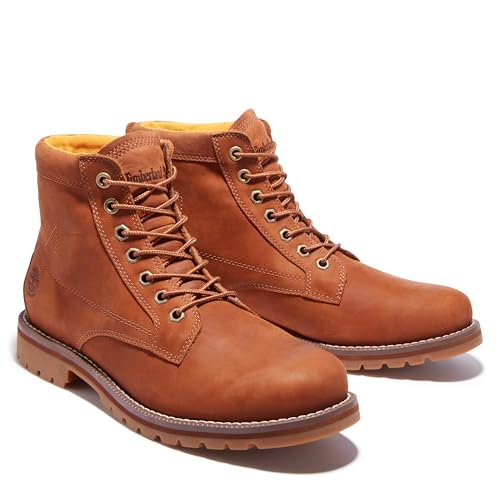 Timberland Timberland Men's Redwood Falls Mid Waterproof Boot, Saddle Full Grain, 8.5 M US