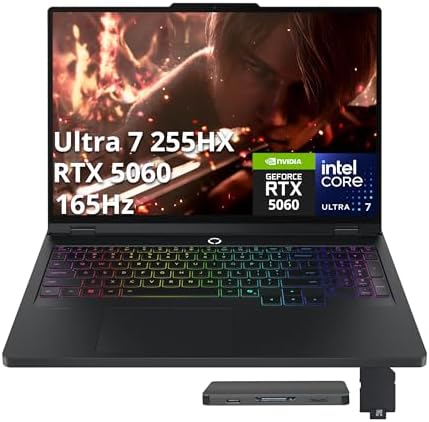 Lenovo Legion Pro 5i 16" WQXGA OLED 165Hz Gaming Laptop, Intel Ul...