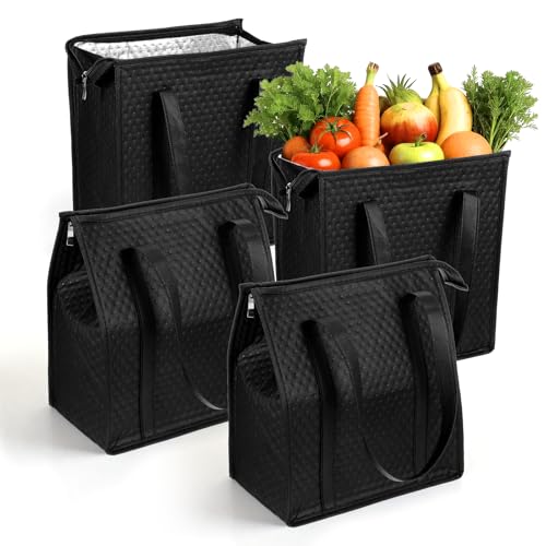 simarro 4 Pack Insulated Grocery Bags
