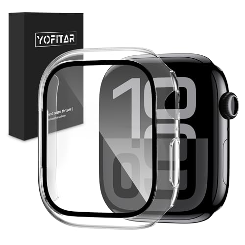 YOFITAR for Apple Watch 11/10 P[X 46mmAbvEHb` 11/10 یJo[ ttB ̌^ Apple Watch V[Y11/10Ή PCf ϏՌ Sʕی ^ ȒP ߗ wh~ 