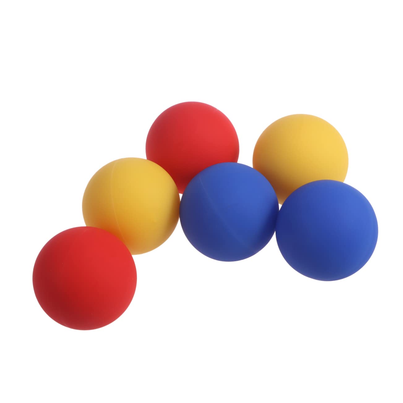 FRCOLOR Balles de Massage et Auto-massage Lot de 10 en Silicone pour Relâcher les Nœuds Musculaires, Thérapie des Points de Déclenchement Couleur Aléatoire