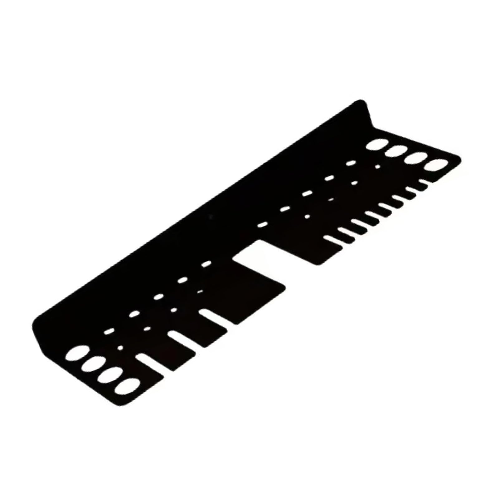 Multi Functional Iron Tool Storage Rack with Hanging Holes Perfect for Garage Shed Workshop Strong and Sturdy 12.5cm Height Professional Tool Rack