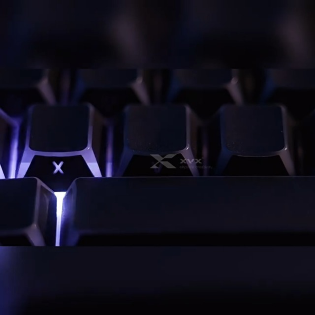 Amazon.com: Hkfos XVX Shine Through PBT Keycaps, Black Prism