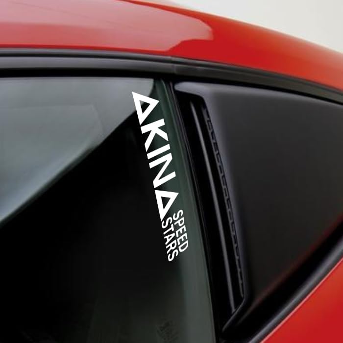 AKINA - Calcomanía de vinilo con inicial D Speed Stars Crews, JDM, personalizable, parachoques de ventana, coche, laptop, automóvil, pared, vaso de
