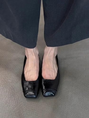 Women's Flat Shoes, Ballet Flat Shoes, Formal Dress Shoes, Comfortable Leather Slip-on Shoes3